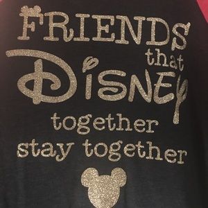 Disney Parks Bound Raglan Plus Shirt 2x XXL